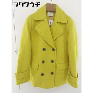 # Le souk Le souk шерсть длинный рукав пальто размер 36 оттенок желтого женский 