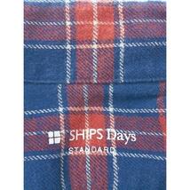 ◇ SHIPS Days シップス デイズ チェック 長袖 シャツ サイズS ネイビー レッド レディース_画像6