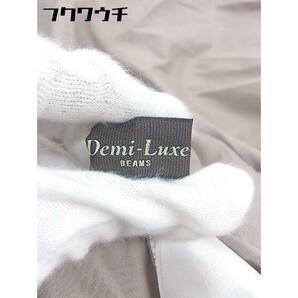 ◇ Demi-Luxe BEAMS デミルクス ビームス 五分袖 ブラウス カットソー ブラウン系 レディースの画像4