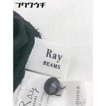 ◇ ◎ Ray BEAMS レイ ビームス ビック襟 半袖 ブラウス カットソー ブラック レディース_画像5