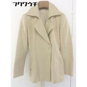 # * ROPE' Rope waist belt attaching long sleeve jacket size 9AT beige group lady's 