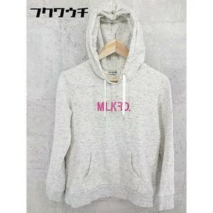 ◇ MILKFED. ミルクフェド 長袖 パーカー サイズM ホワイト レディース