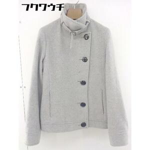 ◇ K.T KIYOKO TAKASE キヨコタカセ アンゴラ混 長袖 ジャケット コート サイズ9 グレー レディース