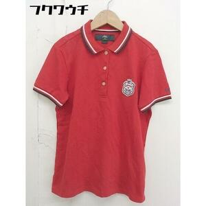 ◇ ◎ Callaway Callaway Callaway с коротким рукавом Polo Размер L Red Ladies