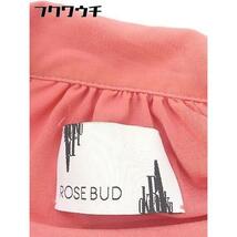 ◇ ◎ ROSE BUD ローズバッド 長袖 ロング シャツ ワンピース サイズF ピンク レディース_画像6