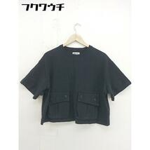 ◇ ◎ BEAMS BOY ビームス ボーイ 半袖 Tシャツ カットソー サイズF ブラック レディース_画像1