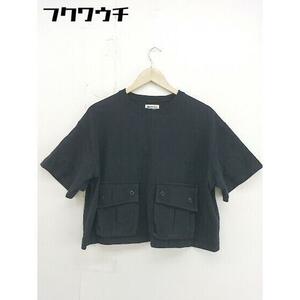 ◇ ◎ BEAMS BOY ビームス ボーイ 半袖 Tシャツ カットソー サイズF ブラック レディース