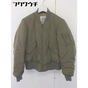 ◇ coen コーエン Emergency C.E.C Clothing 中綿 長袖 フライト ジャケット サイズL カーキ レディース