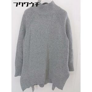 * KBF+ Urban Research high‐necked long sleeve knitted sweater size O gray lady's 