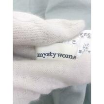 ◇ mysty woman ミスティウーマン フロントボタン ロング ジャンパースカート サイズ F ブルー レディース_画像4