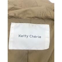 ■ ketty cherie ケティシェリー 長袖 ダウン ジャケット コート サイズ1 ブラウン レディース_画像4