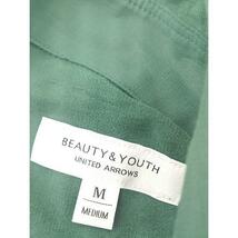 ◇ ◎ BEAUTY&YOUTH ビューティ&ユース UNITED ARROWS 長袖 膝下丈 シャツ ワンピース サイズM グリーン レディース_画像4