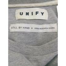 ◇ STILL BY HAND × URBAN RESEARCH DOORS UNIFY 半袖 Tシャツ カットソー グレー ホワイト レディース_画像4