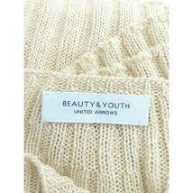 ◇ BEAUTY & YOUTH ビューティアンドユース UNITED ARROWS 七分袖 ニット セーター イエロー レディース_画像4