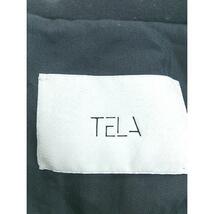 ◇ TELA イタリア製 シングル1B ウール 長袖 テーラード ジャケット サイズI42 GB10 US S ブラウン ブラック レディース_画像4