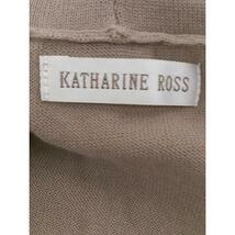 ◇ KATHARINE ROSS コットンニット フード フレンチスリーブ チュニックカットソー サイズM ブラウン レディース_画像4