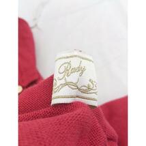 ◇ Rady レディ ショルダーカット 装飾 長袖 ニット セーター サイズF レッド レディース P_画像4