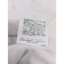 ◇ MILKFED ミルクフェド ロゴプリント コットン100% 長袖 Tシャツ カットソー サイズS ホワイト系 ブラック レディース P_画像7