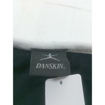 ◇ DANSKIN ダンスキン プリント 半袖 リンガーTシャツ カットソー サイズM ブラック ブルー系 マルチ レディース P_画像4