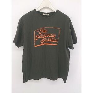 ◇ FREAK'S STORE フリークスストア プリント 半袖 Tシャツ カットソー サイズF グレー系 レディース P