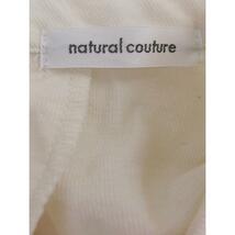 ◇ natural couture ボリューム袖 スタンドカラー 長袖 シャツ ブラウス サイズF アイボリー系 レディース P_画像4