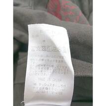 ◇ snidel プリント コットン100% 半袖 Tシャツ カットソー サイズF チャコールグレー レッド ホワイト レディース P_画像5