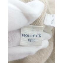 ◇ NOLLEY'S light ノーリーズ ウールニット 長袖 セーター サイズ38 ライトベージュ系 レディース P_画像4