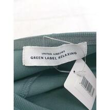 ◇ green label relaxing UNITED ARROWS ドルマンスリーブ 長袖 カットソー ブルーグリーン レディース P_画像4