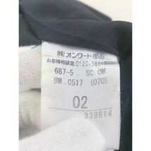 ◇ FORSTE フェアステ ウール混 ノーカラー 長袖 ダッフル コート サイズ02 ブラック ライトベージュ系 レディース P_画像5