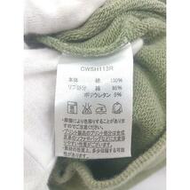 ◇ Champion チャンピオン プルオーバー 長袖 スウェットパーカー サイズM グリーン レディース P_画像5