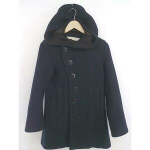 * SUNAOKUWAHARA Sunao Kuwahara long sleeve coat size M black lady's P