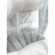 ◇ ◎ ●美品● PATTERNTORSO タグ付き ボトルネック 長袖 リブニット セーター サイズ L グレー レディース P_画像6