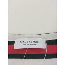 ◇ BEAUTY & YOUTH UNITED ARROWS ボーダー 長袖 Tシャツ カットソー ホワイト系 ブラック レッド系 レディース P_画像4