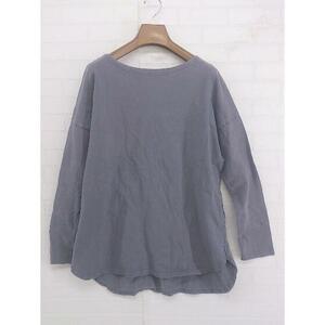 ◇ antiqua アンティカ 長袖 カットソー サイズLXL グレー レディース P