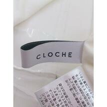 ◇ CLOCHE クロシェ クルーネック 長袖 Tシャツ カットソー サイズ2 アイボリー系 レディース P_画像4