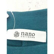 ◇ nano universe ナノ ユニバース 長袖 トレーナー サイズ 36 グリーン系 レディース P_画像4