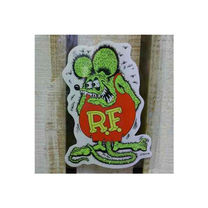 ラットフィンク Rat Fink　　デカール S (RD002 :グリーン) ステッカー　シール　車　バイク　アメリカ雑貨