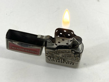 １円★ジッポ ZIPPO マルボロ アドベンチャーチーム Marlboro ADVENTURE TEAM ジープ オイルライター 着火確認済み_画像8