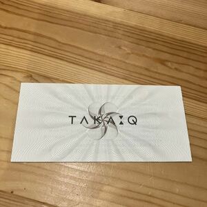 タカキュー TAKAQ 株主優待券 1,000円券2枚　2,000円分