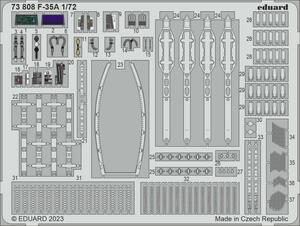 エデュアルド(73808) 1/72 F-35A用内装エッチングパーツ(タミヤ用)