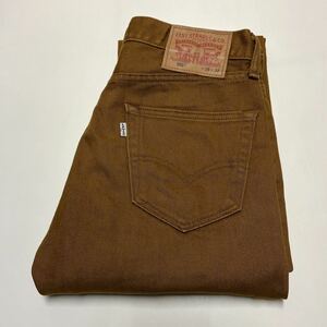 Levi’s リーバイス 505 WARM レギュラーストレートパンツ 暖パン キャメル 00505-1344 W29 L32