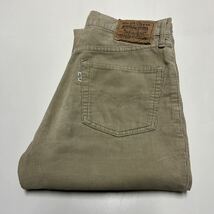 90s 日本製 Levi’s リーバイス 503-1522 コーデュロイパンツ ベージュ W30 L33_画像1