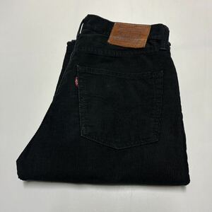 Levi’s リーバイス 702 コーデュロイパンツ ブラック 00702-0010 W31 L32