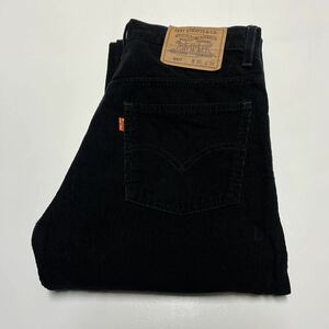 Levi’s リーバイス 607-40 コーデュロイパンツ ブラック W30 L34