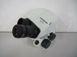 ☆【1K0119-4】 OLYMPUS オリンパス 実体顕微鏡 SZ61 SZ2-STB3 WHSZ20X-H/12.5 接眼レンズ片側のみ 付属 110AL0.5X-2 WD200 ジャンク