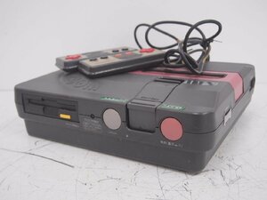 ☆【2K0118-20】 レトロ 中古ゲーム機 SHARP シャープ ツインファミコン twin FAMICOM AN-500B コントローラー2個付属 7.6V ジャンク