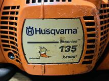 Husqvarna ハスクバーナ エンジンチェーンソー　135 【動作確認済み】エンジンOK_画像9