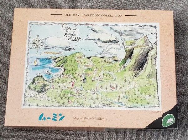 ムーミン パズル 希少 未使用品 谷 地図 1000 ピース