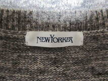 ニューヨーカー　丈が長めの暖かいカーディガン　Ｌ _画像3