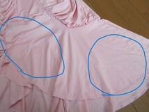 難あり　未使用　梅家　ストレッチ素材　桜ピンクカラーのドレス　舞台　_画像7